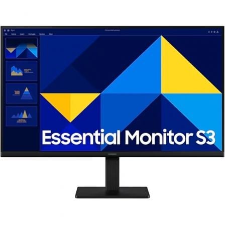Monitor Profesional Samsung Essential Monitor S3 S27D304GAU/ 27'/ Full HD/ Negro